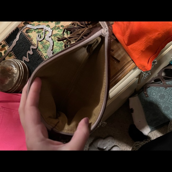 Cowhide Louis Vuitton clutch wristlet - Picture 3 of 3